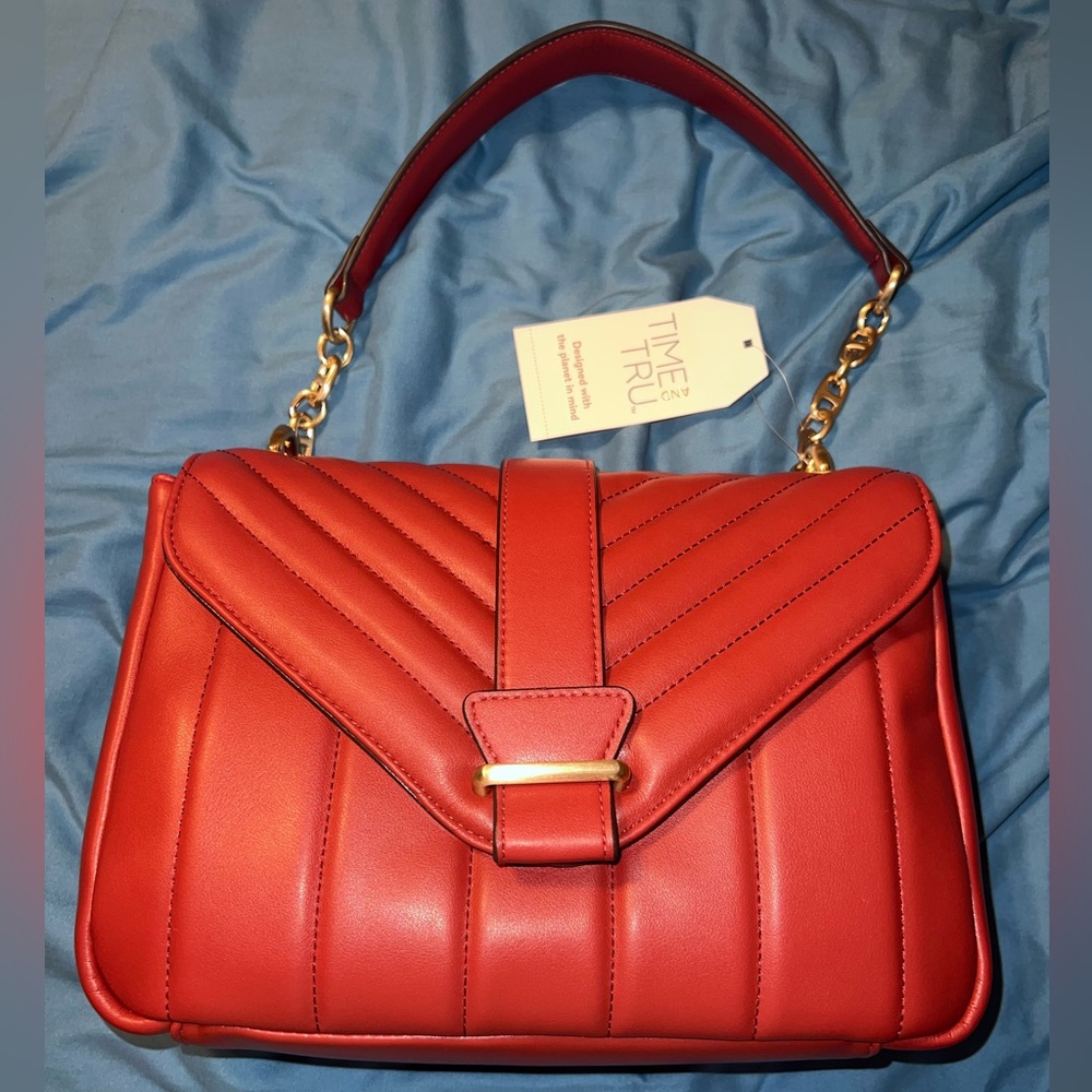 Time & Tru Women’s Satchel Mimi Handbag Purse